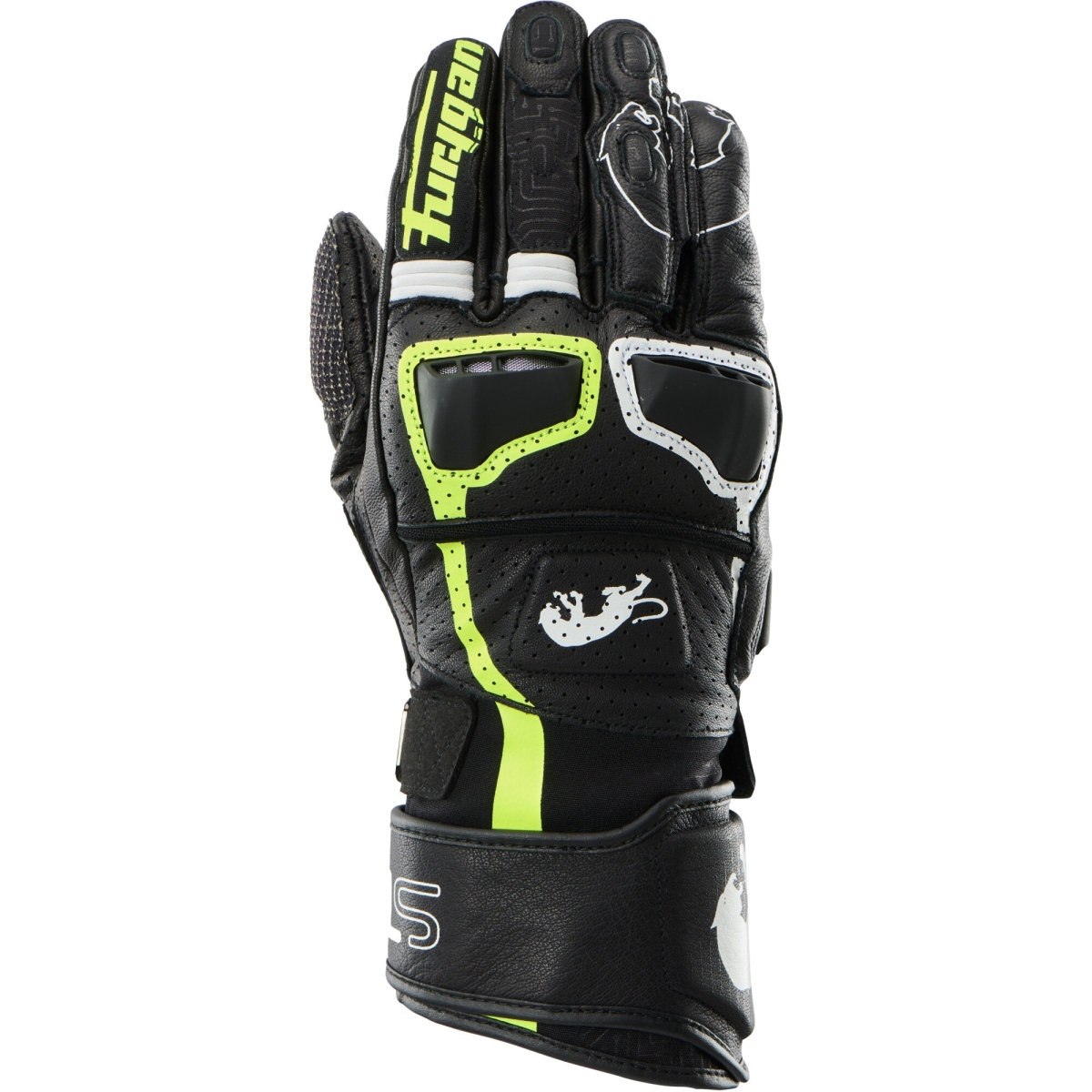 Gants Furygan STYG15 Vented Noir Blanc Jaune