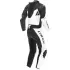 Combinaison 1 Pièce Dainese Demon Sprint Perf Noir Blanc