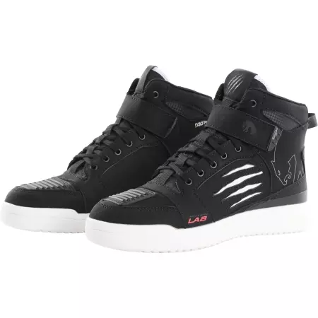 Baskets Furygan Tarmac D3O® Noir Blanc - Bottes et chaussures FURYGAN
