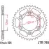 Kit chaîne ek/jt 525 mvxz2 - 15/43-114 - couronne acier standard