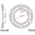 Kit chaîne ek/jt 428 deh - 13/60-136 - couronne acier standard