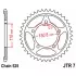 Kit chaîne ek/jt 525 srx2 - 17/45-120 - couronne acier standard