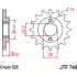 Kit chaîne ek/jt 525 zvx3 - 15/43-114 - couronne acier standard
