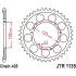 Kit chaîne ek/jt 428 deh - 13/69-142 - couronne acier standard