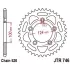 Kit chaîne ek/jt 520 mvxz2 - 15/46-104 - couronne acier standard