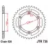 Kit chaîne ek/jt 520 zvx3 - 15/41-100 - couronne acier standard