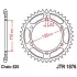 Kit chaîne ek/jt 525 zvx3 - 15/46-122 - couronne acier standard