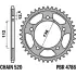 Kit chaîne ek/pbr 520 srx2 - 16/45-114 - couronne acier standard