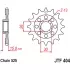 Kit chaîne ek/jt 525 mvxz2 - 17/47-122 - couronne acier standard
