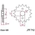 Kit chaîne ek/jt 428 deh - 13/60-136 - couronne acier standard
