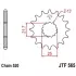Kit chaîne ek/jt 520 mvxz2 - 15/46-114 - couronne acier standard