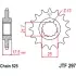 Kit chaîne ek/jt 525 sroz2 - 15/41-116 - couronne acier standard