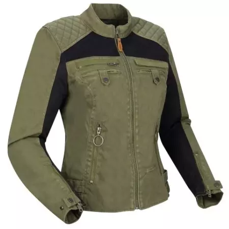 Blouson Femme Segura Vanda Evo Kaki - Blousons et Vestes Moto Femme SEGURA