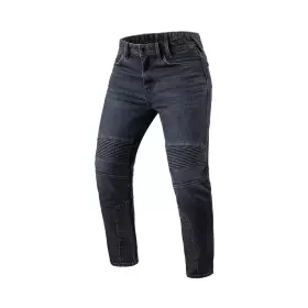 Jean REV'IT 2 TF L30 Bleu Foncé Noir Délavé