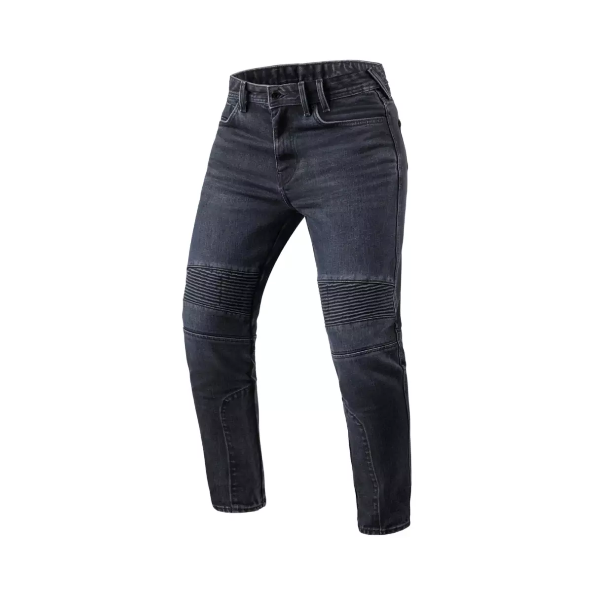 Jean REV'IT 2 TF L30 Bleu Foncé Noir Délavé
