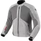 Blouson REV'IT Torque 3 H2O Gris Clair Rouge
