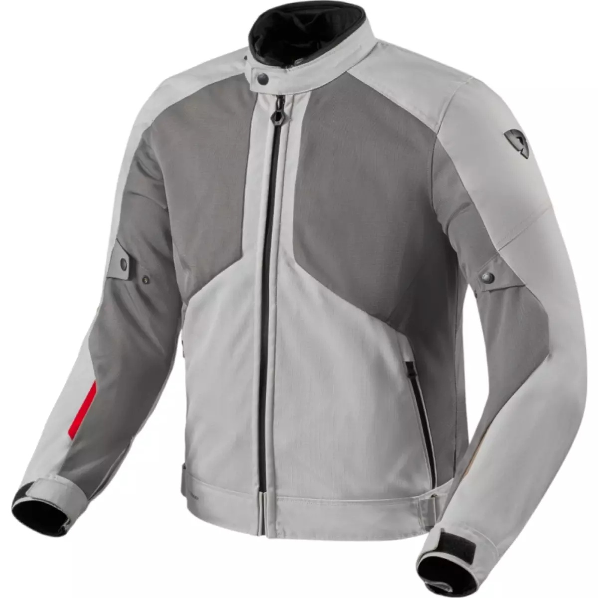 Blouson REV'IT Torque 3 H2O Gris Clair Rouge