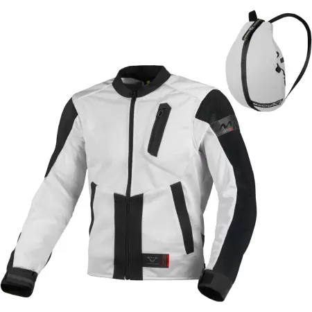 Blouson Macna Torido Gris Clair - Blouson Moto MACNA