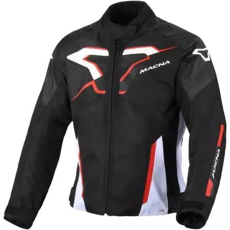 Blouson Femme Macna Tazar 2.0 Noir Rouge - Blousons et Vestes Moto Femme MACNA