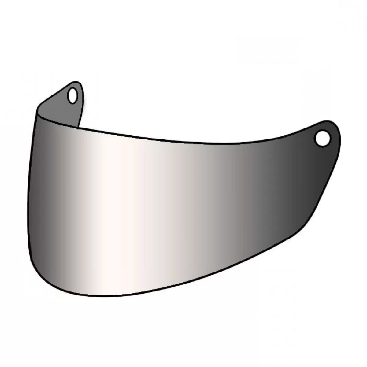 Visière Scorpion Exo GT-Jet Iridium Argent