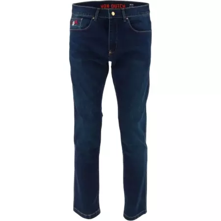 Jean Helstons X Von Dutch Basic Bleu - Pantalon moto HELSTONS
