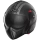 Casque Roof RO9 BOXXER 2 STRIPES Noir Mat Metal