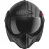 Casque Roof RO9 BOXXER 2 STRIPES Noir Mat Metal