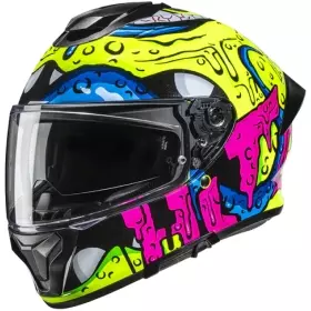 Casque HJC C71 Squeeze MC32H Jaune Rose