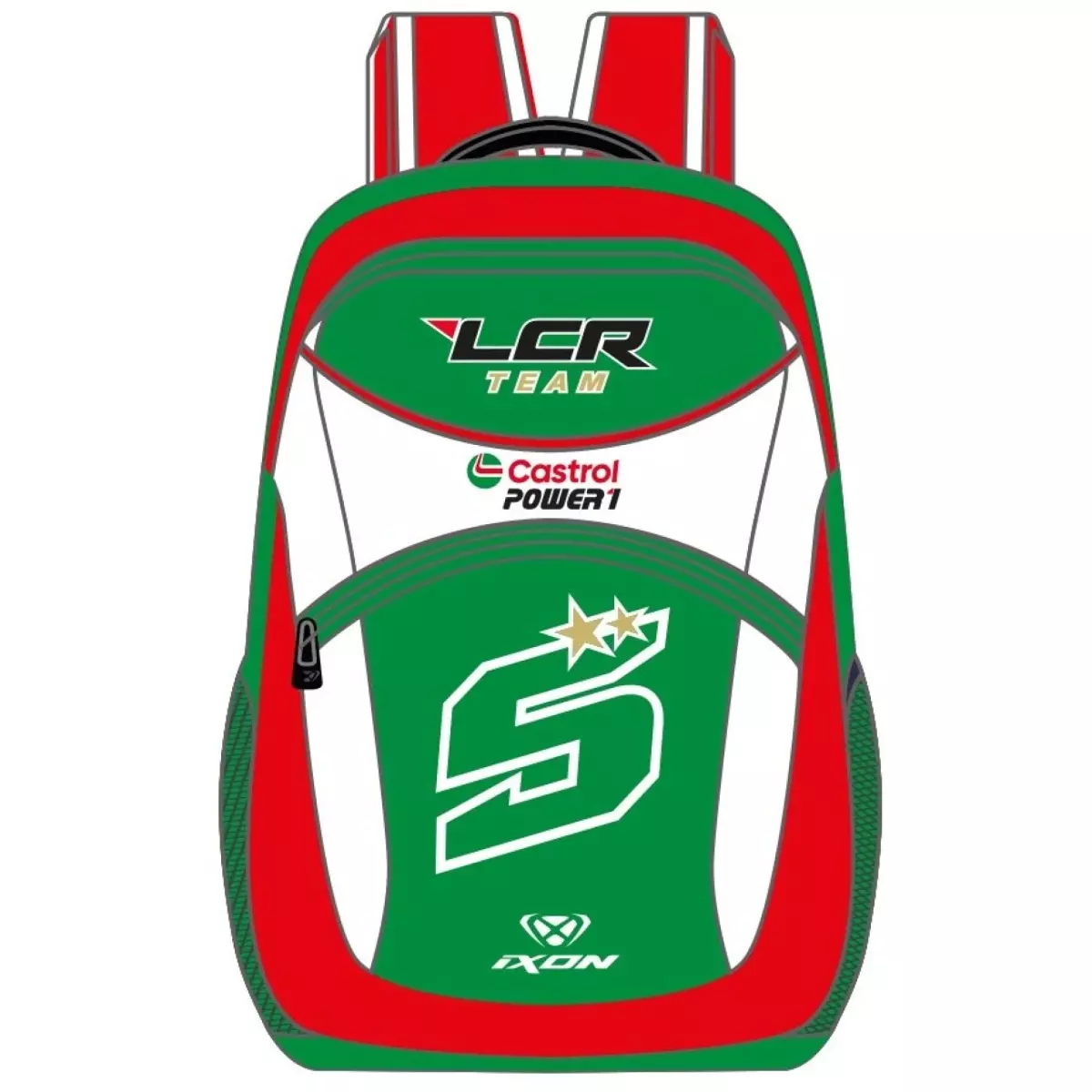 Sac A Dos Ixon Back Dual ZL 26 Vert Blanc Rouge
