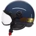 Casque Momo Design Fighter Classic Flip Bleu Or