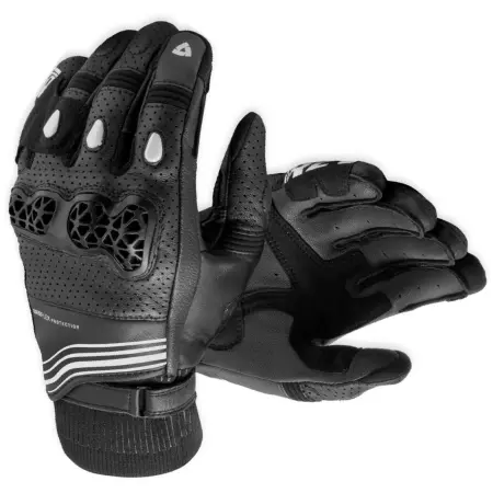 Gants REV'IT Positron Noir Blanc - Gants Moto REV'IT