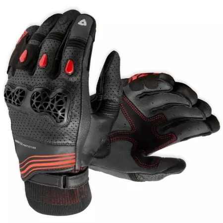 Gants REV'IT Positron Noir Rouge - Gants Moto REV'IT