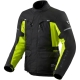 Veste REV'IT Outback 5 H2O Noir Jaune Fluo