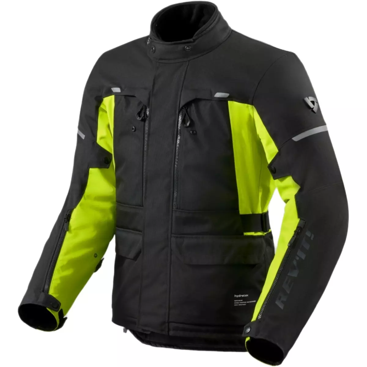 Veste REV'IT Outback 5 H2O Noir Jaune Fluo