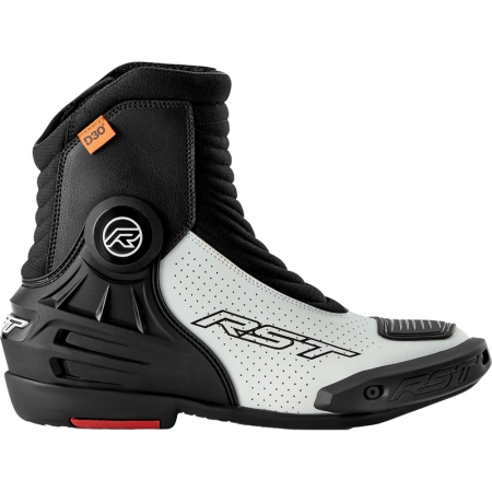 Bottes RST Tractech Evo Short D3O Noir Blanc - Bottes et chaussures RST