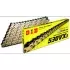 Chaine Renforcée DID 530 VX3 x 120 Maillons - Or Et Noir 535061202