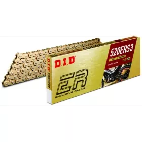 Chaine Racing DID 520 ERS3 x 114 Maillons - Or 533111142