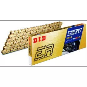 Chaine Racing DID 520 ERV7 x 122 Maillons - Or 533101222