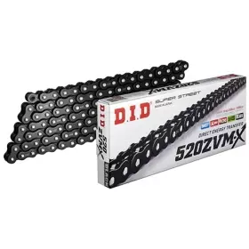 Chaine Super Renforcée DID 520 ZVM-X x 118 Maillons - Noir brillant 533081182