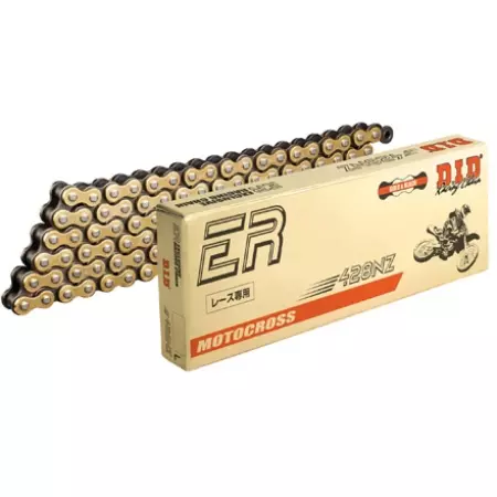 Chaine Racing DID 428 NZ x 132 Maillons - Or Et Noir 532021321 - Transmission D.I.D
