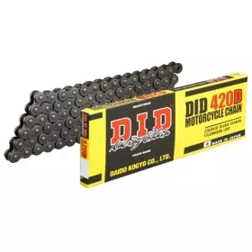 Chaine Renforcée DID 420 D x 124 Maillons - Noir 531001241