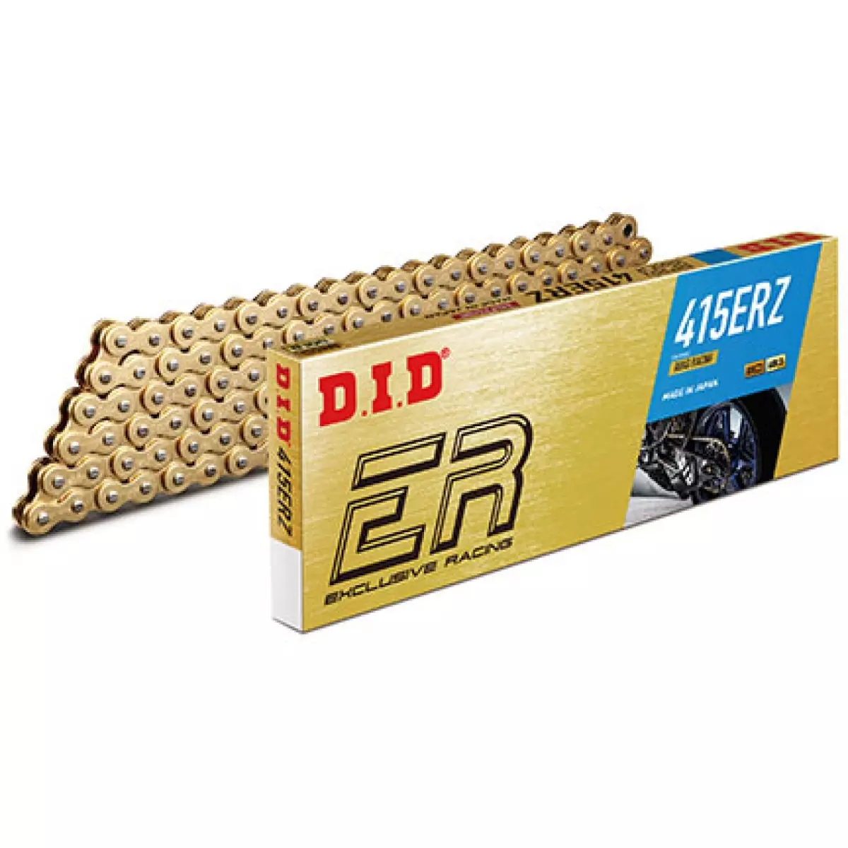 Chaine Racing DID 415 ERZ x 132 Maillons - Or 530101322