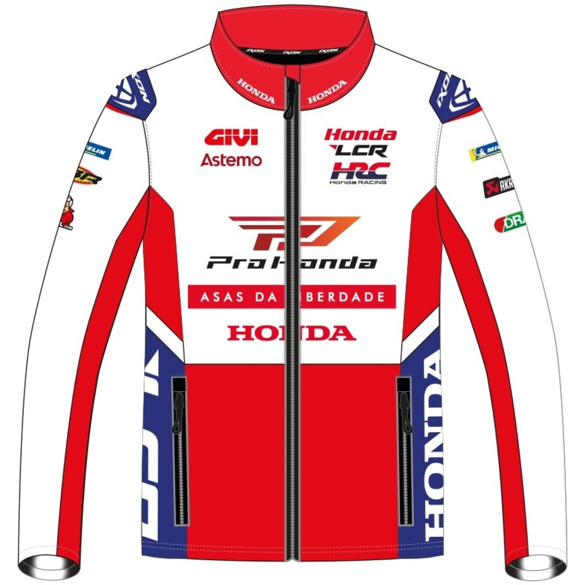 Veste Zippée Ixon SW1 LCRP 26 Blanc Rouge Bleu