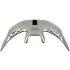 Ventilation Supérieure Arrière Arai Air Conductor Rear-2 Aluminium Argent