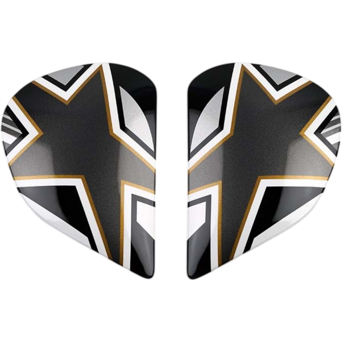 Platines Écran Arai SAJ Starflag 2 Gris
