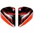 Platines Arai Red&Blue