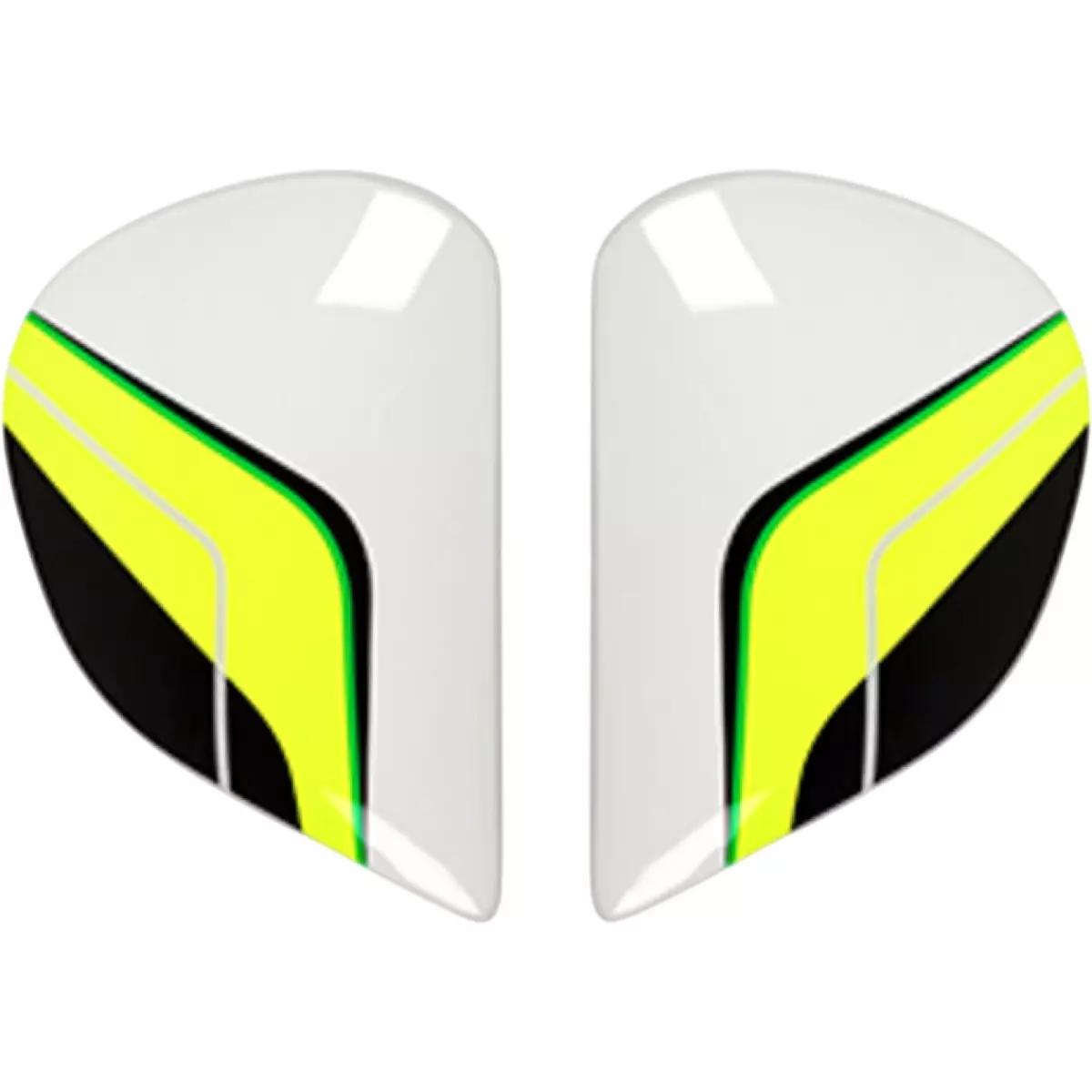 Plaques Pivot ARAI Super AdSis J (LRS) Flow Green Axces II