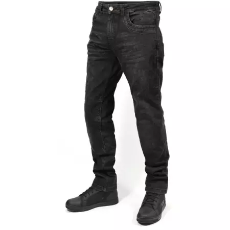 Jean Harisson Single Layer Barrow Noir - Pantalon moto HARISSON