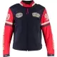 Blouson Helstons X Von Dutch California Air Bleu Rouge Beige