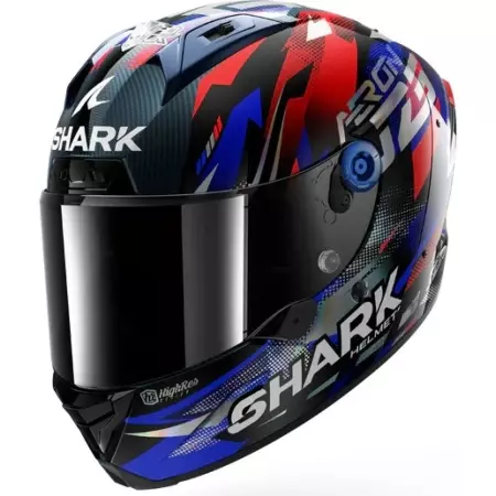 Casque Shark Aeron Zarco GP De France Carbon Bleu Chrome - Casque Intégral SHARK